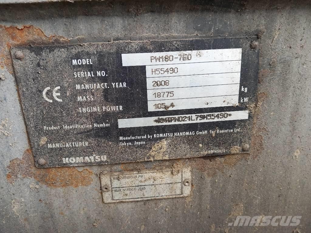 Komatsu PW 180-7EO Mobilbagger