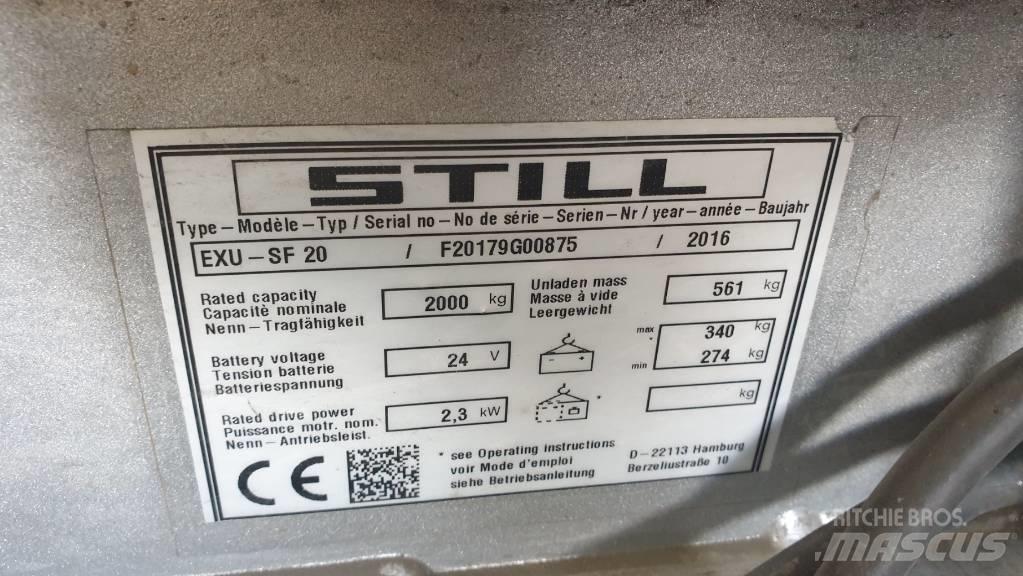 Still EXU-SF 20 Gabelstapler mit Fahrerstand