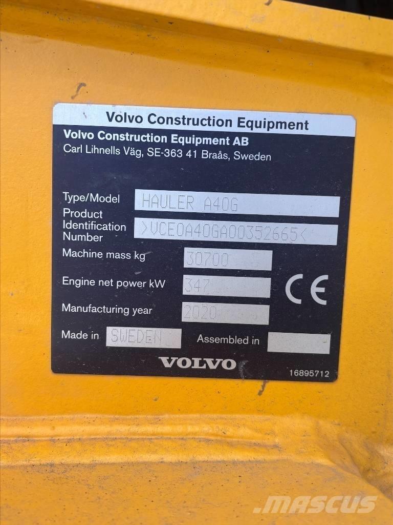Volvo A40G Dumper - Knickgelenk