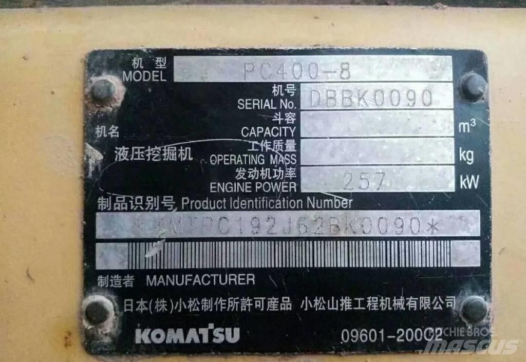 Komatsu PC400-8 Raupenbagger