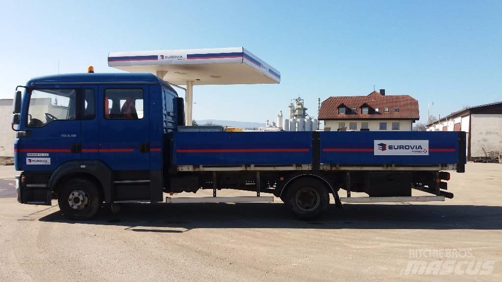 MAN TGL8.180 Pritschenwagen/Pritschenwagen mit Seitenklappe