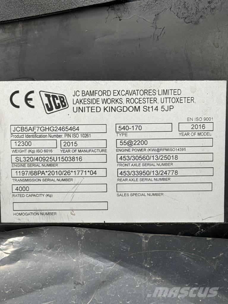 JCB 540-170 Teleskoplader