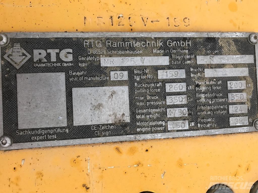 Bauer Vibro MR 125 V Rammgeräte Zubehör und Ersatzteile