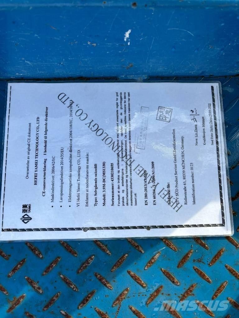 Yamei MS1330 Scheren-Arbeitsbühnen