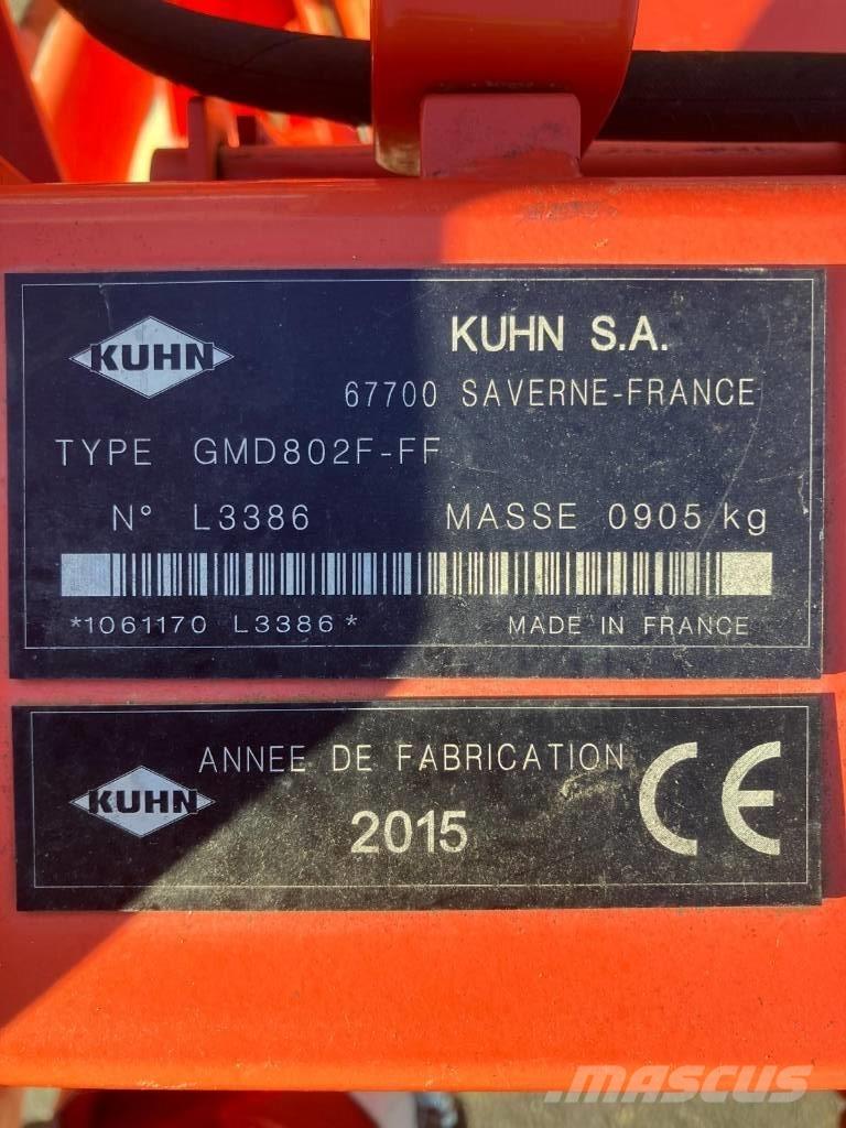 Kuhn GMD 802 F-FF Mäher