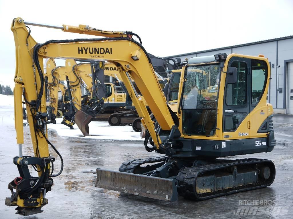 Hyundai R 55-9A Minibagger < 7t