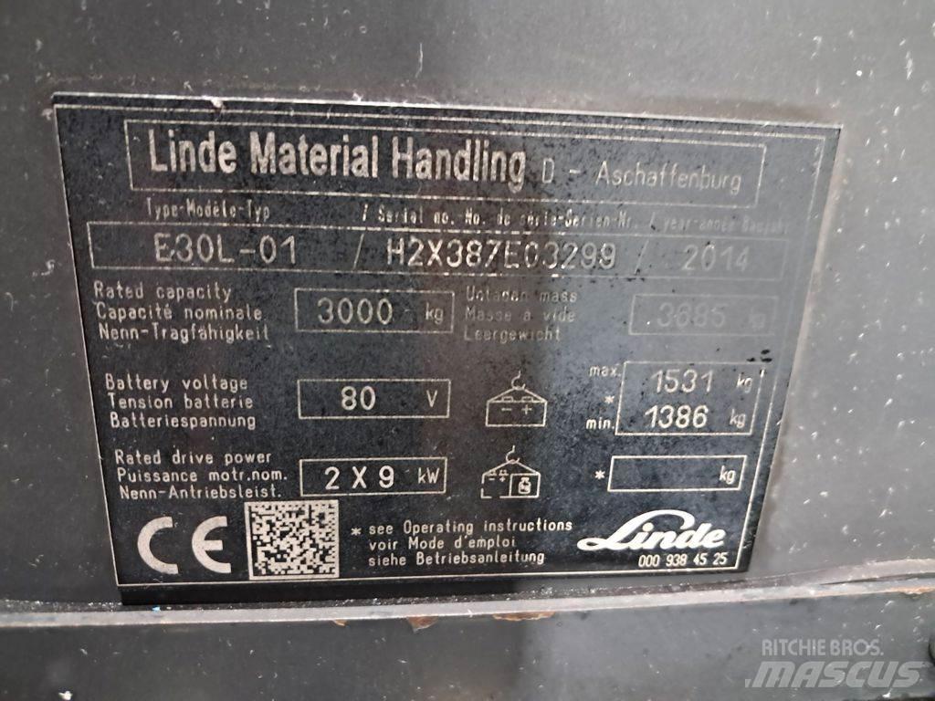 Linde E30L-01 Elektrische heftrucks