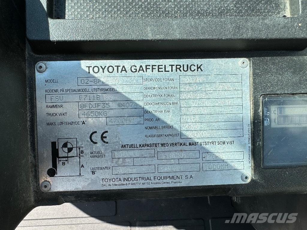 Toyota 02-8FDF30 Diesel heftrucks