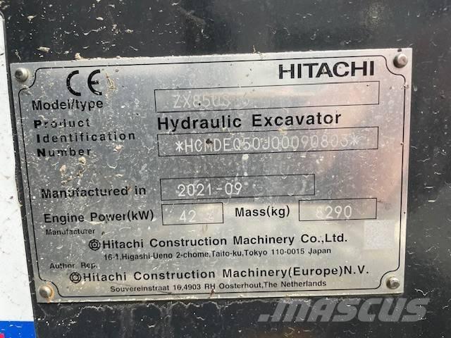Hitachi ZX 85 US-6 Midibagger  7t - 12t