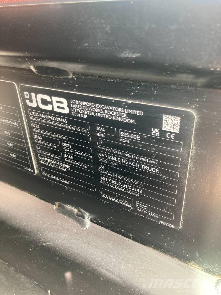 JCB 525-60 E Teleskoplader