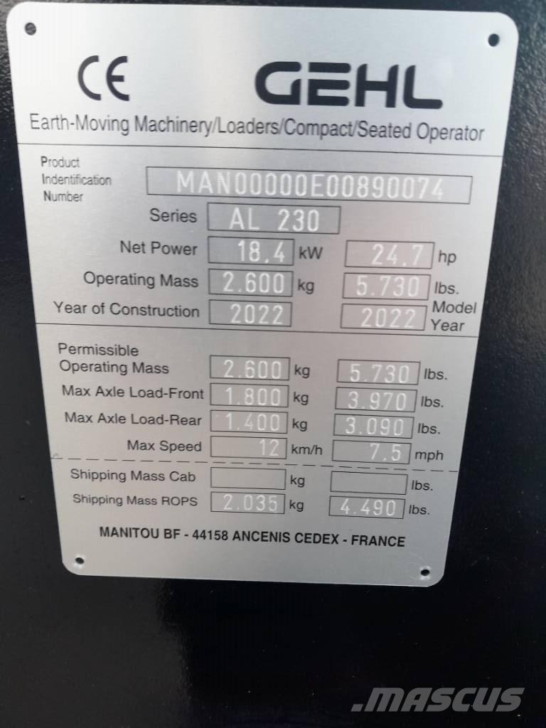 Gehl AL230 Multifunktionslader