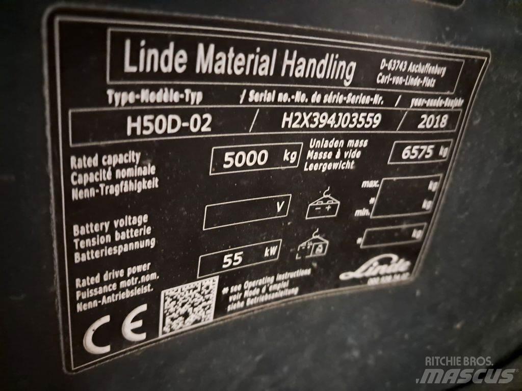 Linde H50D-02 Diesel heftrucks
