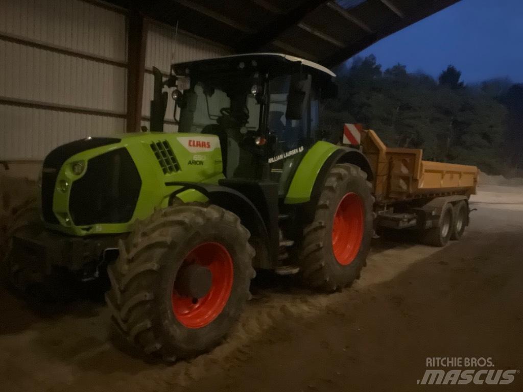 CLAAS ARION 650 cis + Traktoren