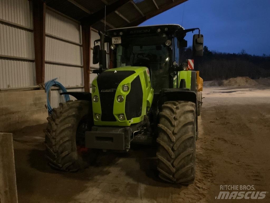 CLAAS ARION 650 cis + Traktoren