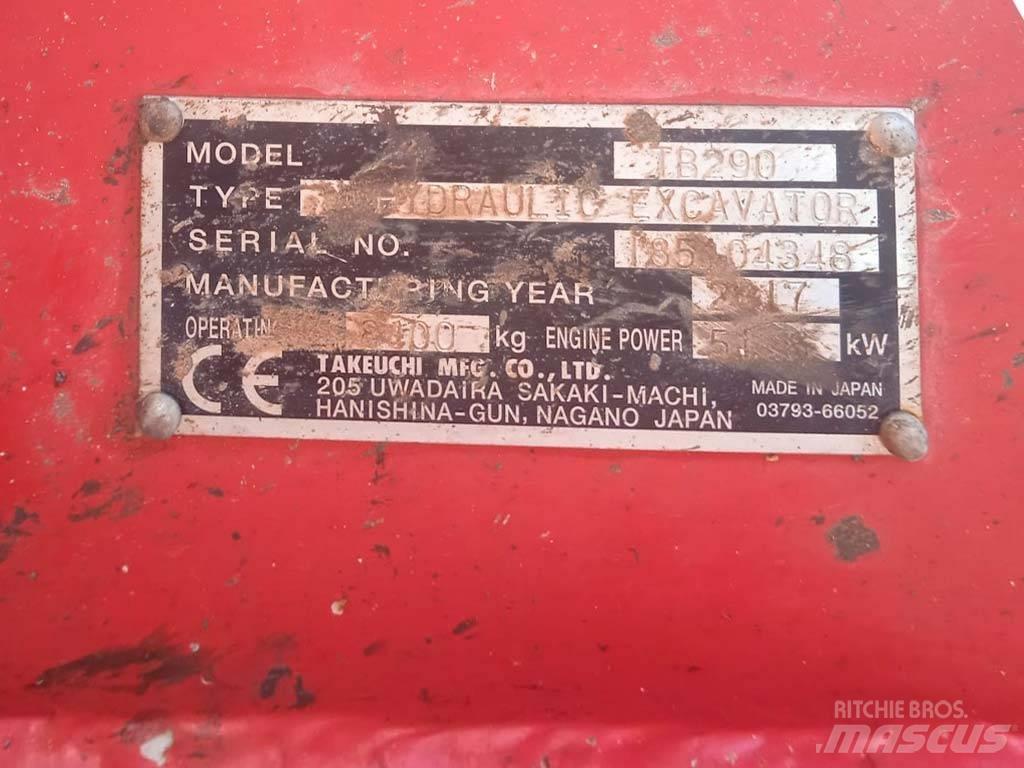Takeuchi TB290 Minibagger < 7t