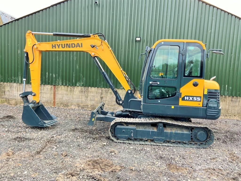 Hyundai HX55 Minibagger < 7t