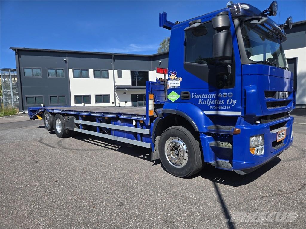 Iveco Stralis 26.420 Pritschenwagen/Pritschenwagen mit Seitenklappe