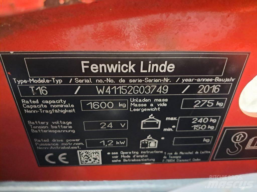 Linde T16 Handhubwagen