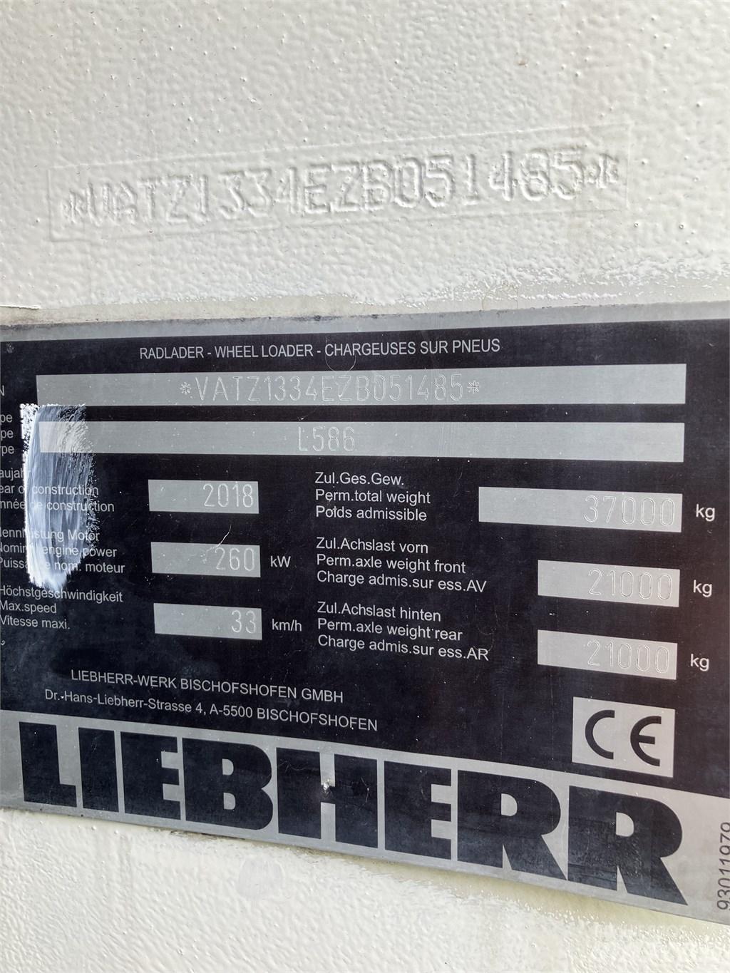 Liebherr L586 Xpower Radlader