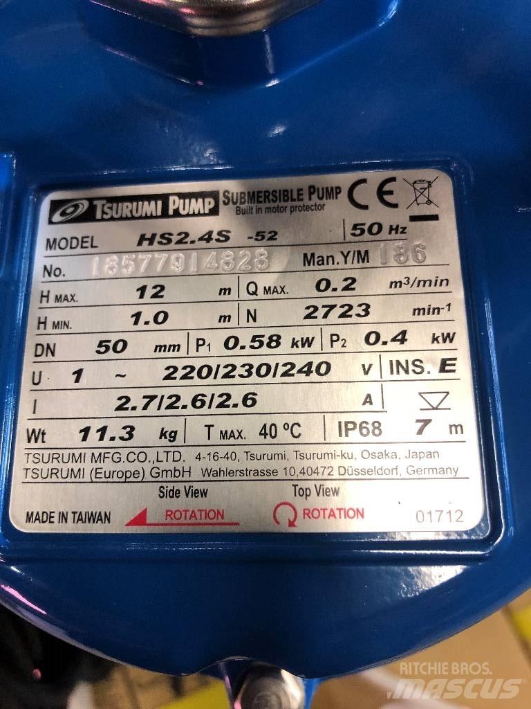 Tsurumi HS2.4S-52 Andere Zubehörteile