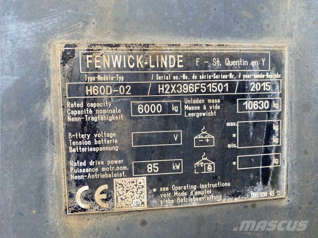 Linde H60D-02 Diesel heftrucks