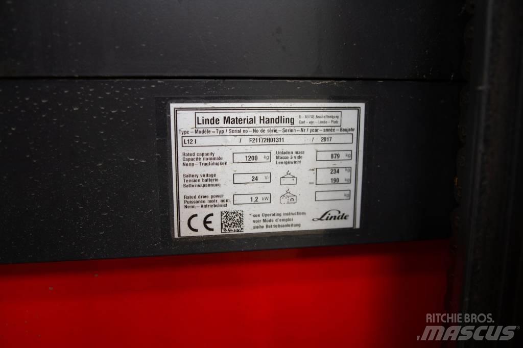 Linde L 12 Deichselstapler