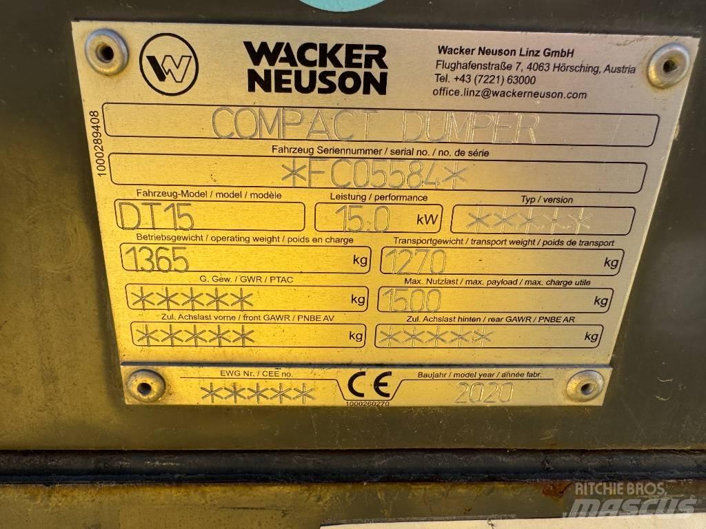 Wacker Neuson DT15 Raupendumper