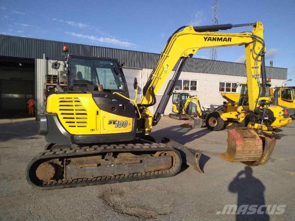 Yanmar SV 100-2A Midibagger  7t - 12t