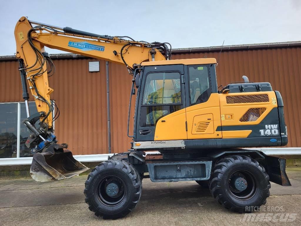 Hyundai HW 140 Ruwterrein kranen