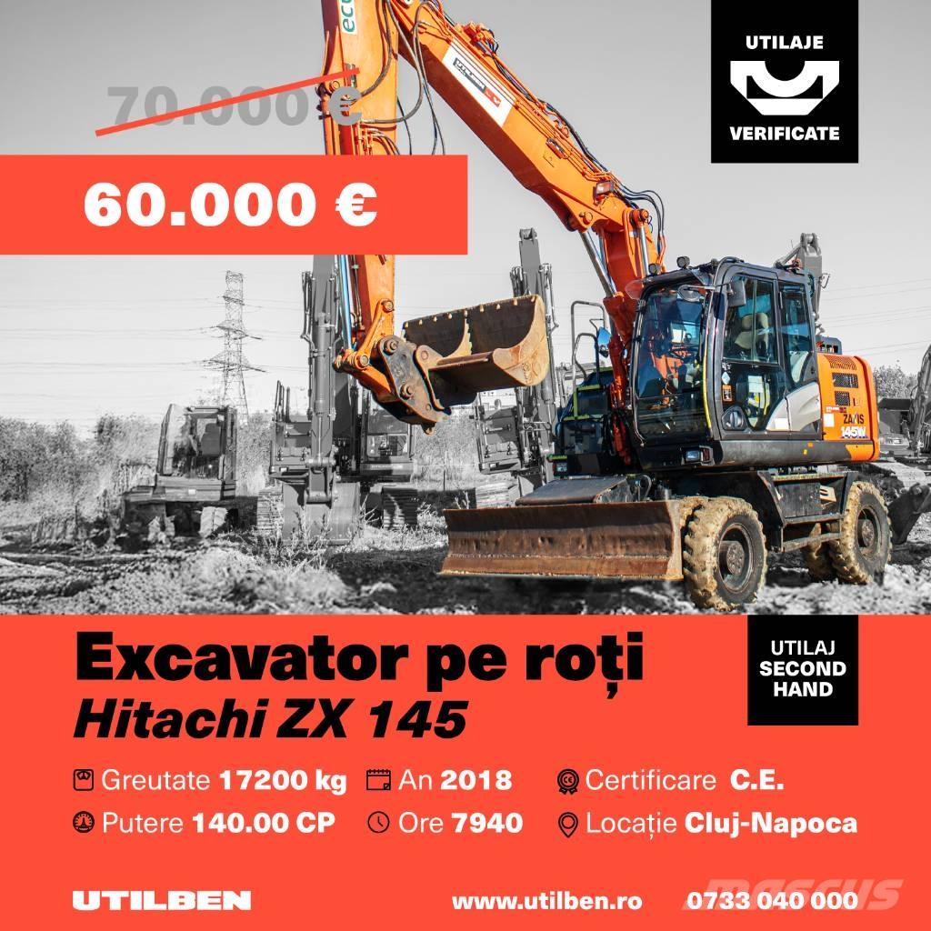  Hitach ZX 145 Mobilbagger
