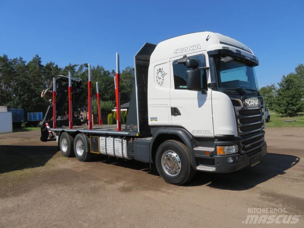 Scania G 450 Holztransporter