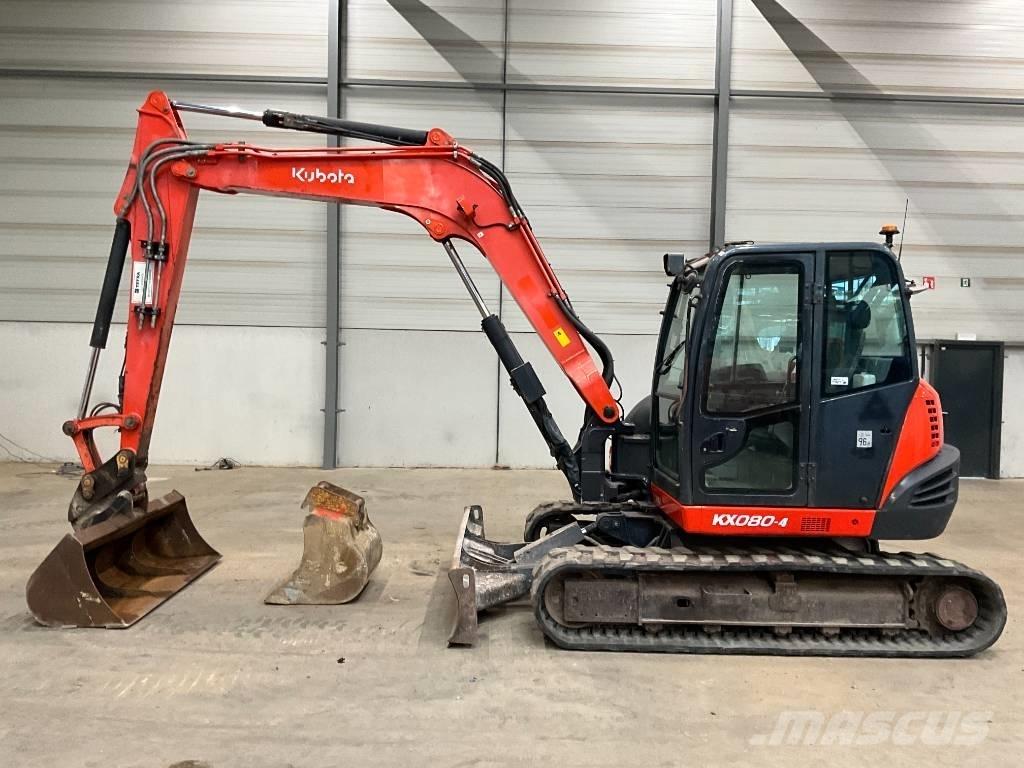 Kubota KX 080-4 Midibagger  7t - 12t