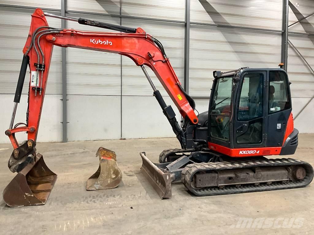 Kubota KX 080-4 Midibagger  7t - 12t