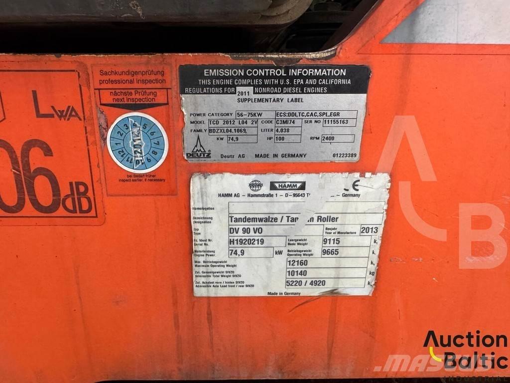 Hamm DV 90 VO Andere Walzen