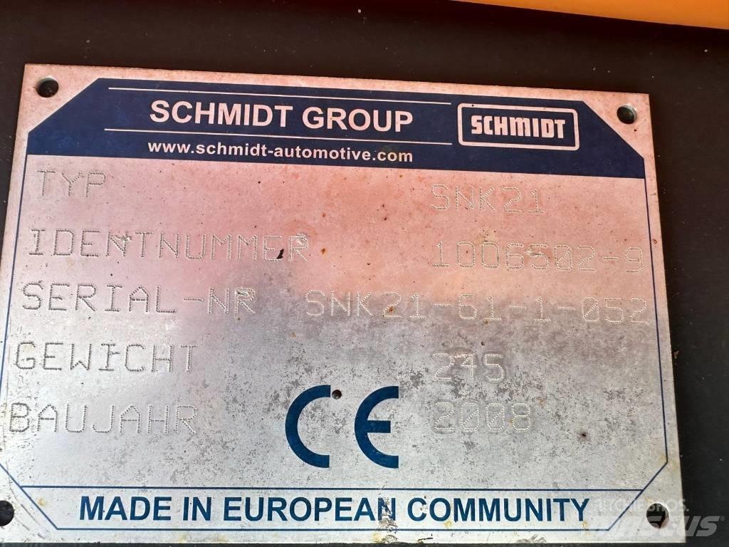 Schmidt SNK21 Schneeschilde und -pflüge