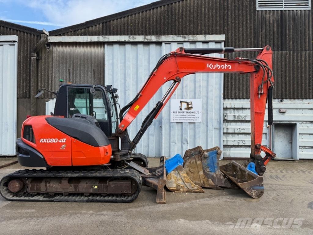 Kubota KX 080 Midibagger  7t - 12t