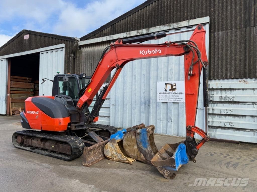 Kubota KX 080 Midibagger  7t - 12t