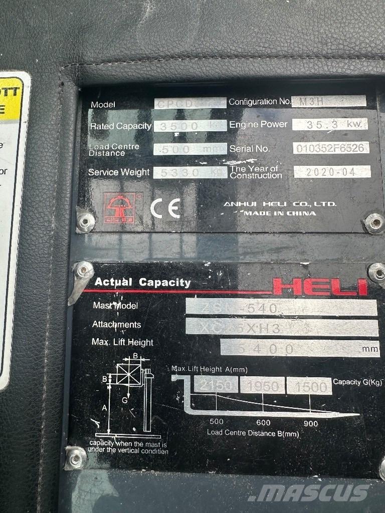 Heli CPCD 35 Diesel heftrucks