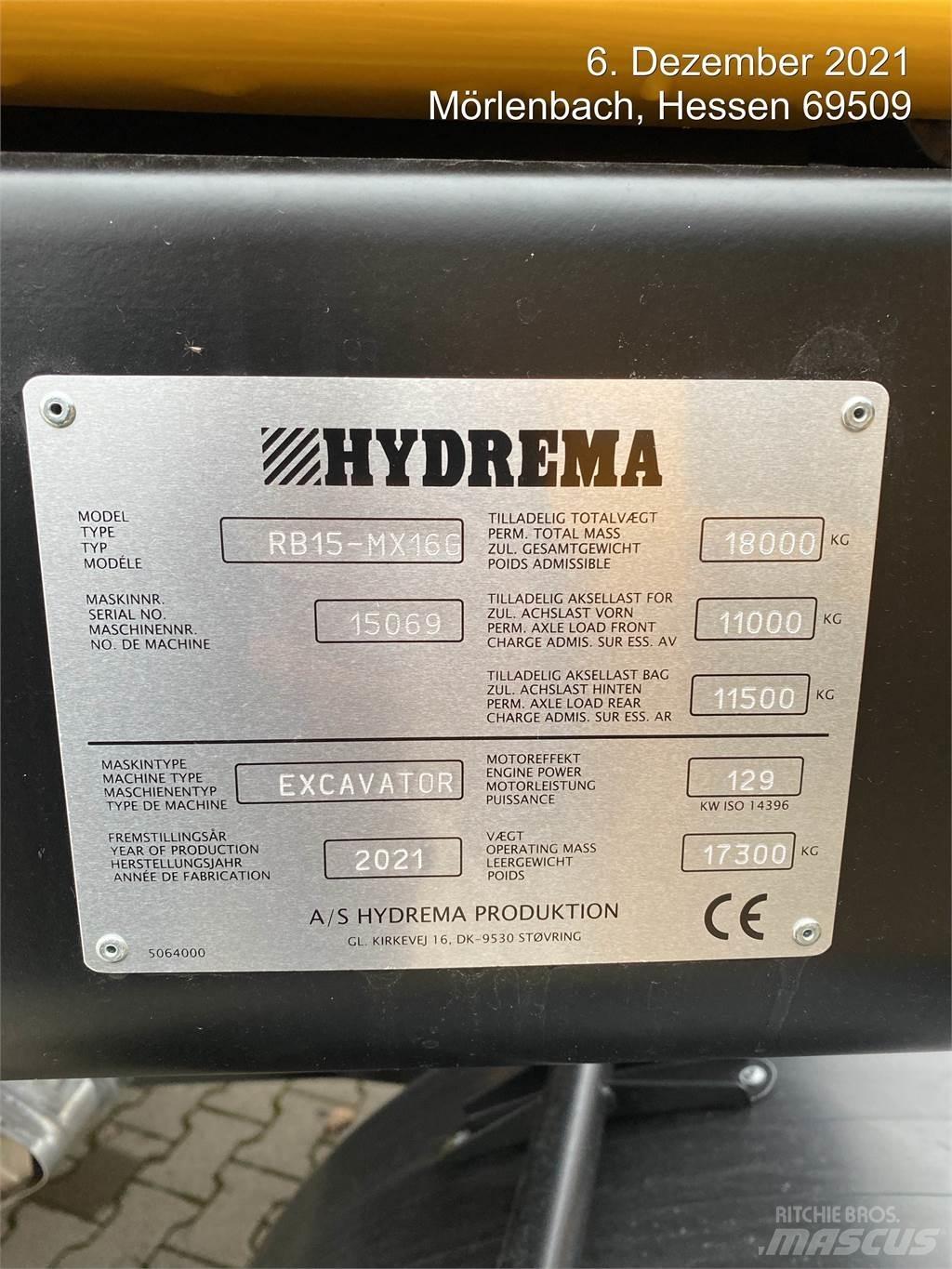 Hydrema MX16G Mobilbagger