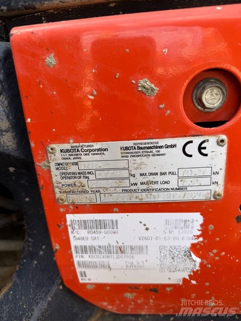 Kubota U 48 Minibagger < 7t