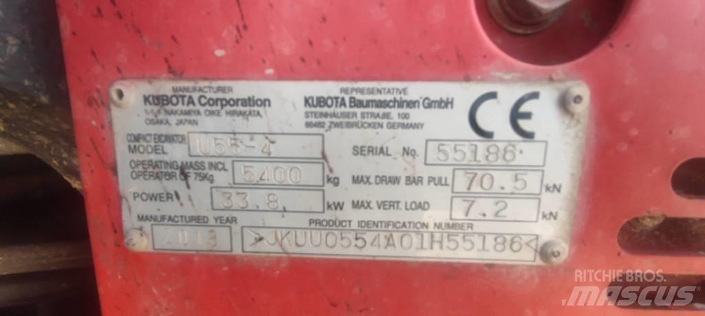 Kubota U 55-4 Minibagger < 7t