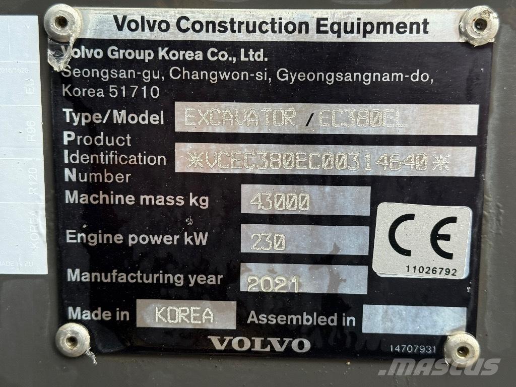 Volvo EC 380 EL Raupenbagger