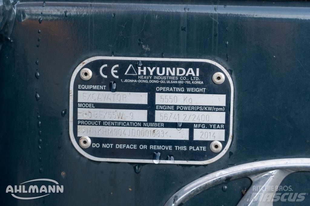 Hyundai R55W-9A Mobilbagger