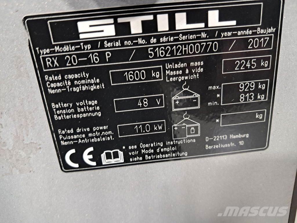 Still RX 20-16 P Elektrische heftrucks
