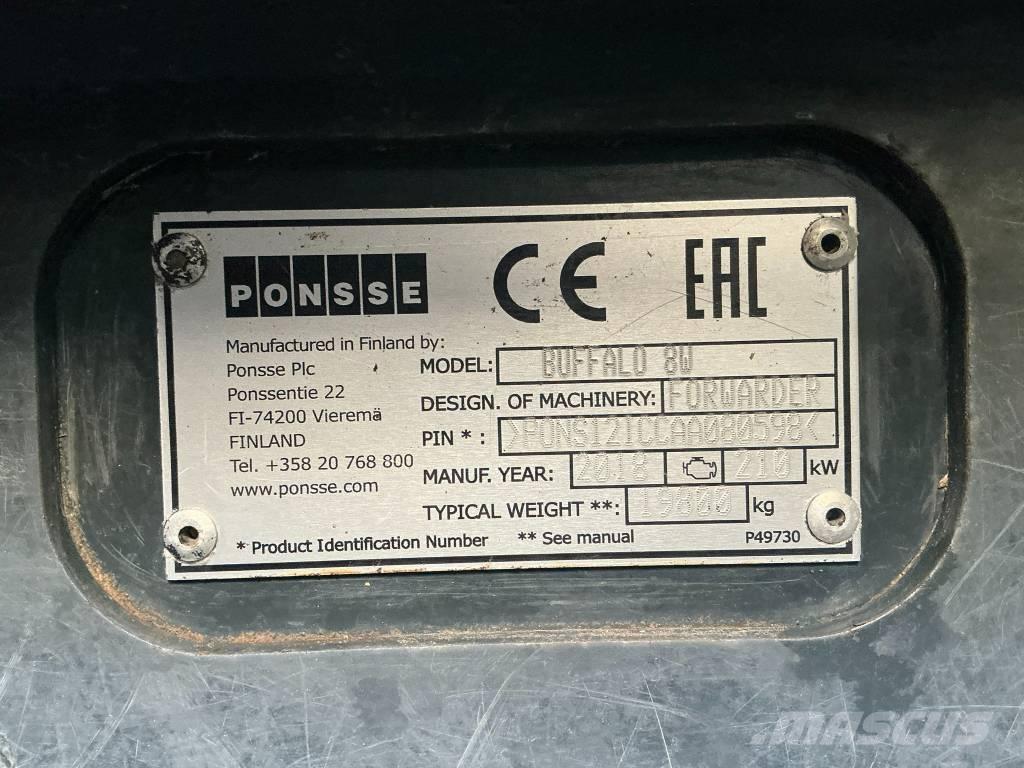 Ponsse Buffalo 8W Forwarder