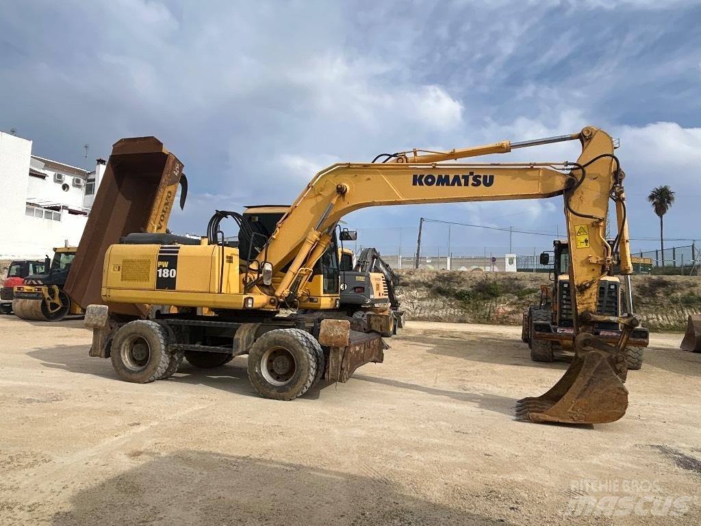 Komatsu PW 180 Mobilbagger