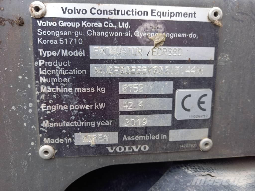 Volvo ECR 88 D Midibagger  7t - 12t