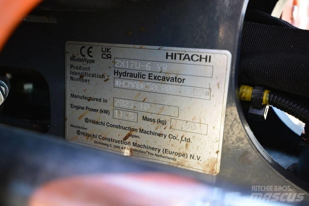 Hitachi ZX 17 U-6 Minibagger < 7t