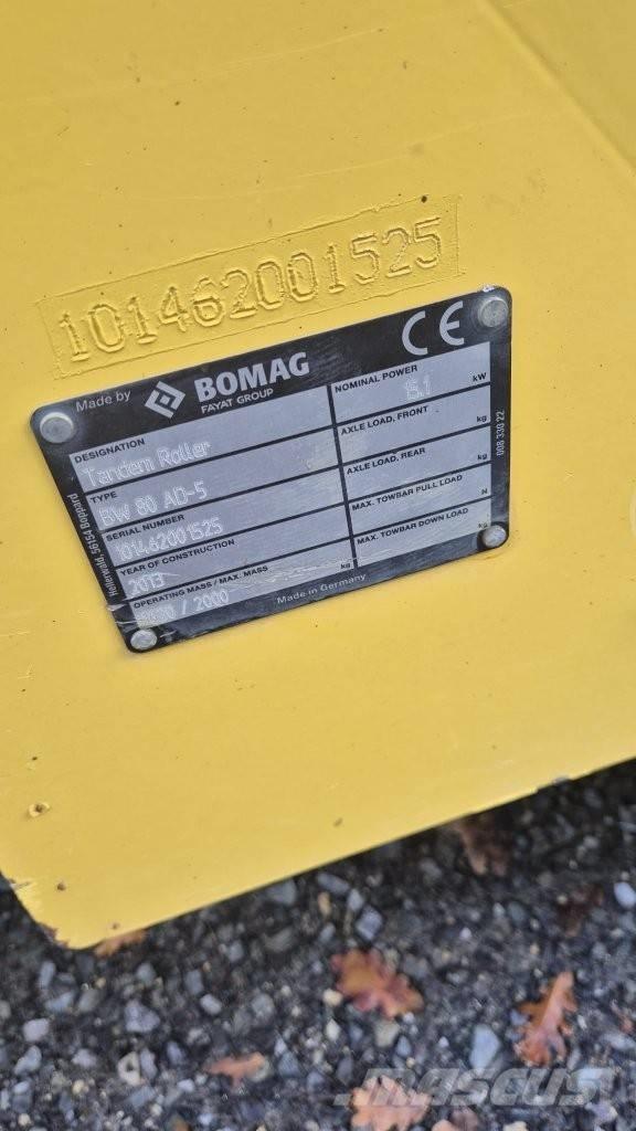 Bomag BW 80 AD-5 Tandemwalzen