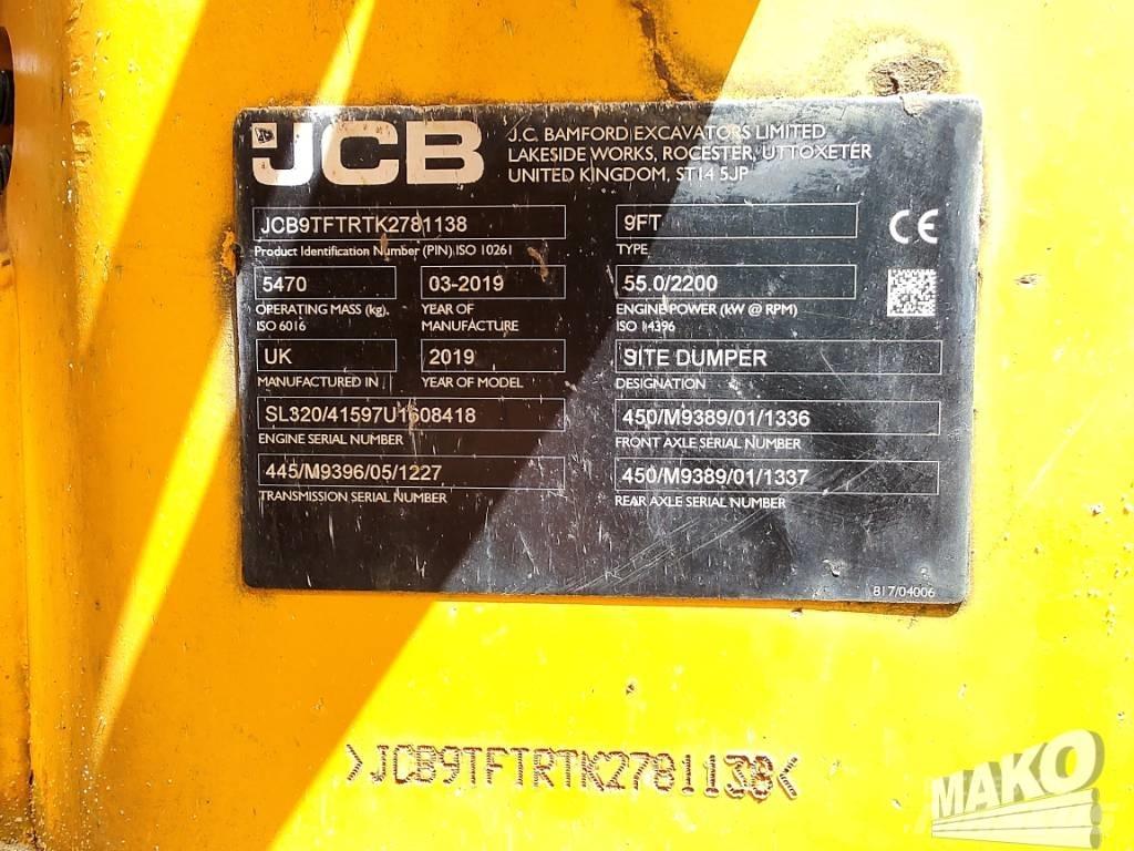 JCB 9TFT Minidumper